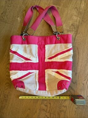 Boden Union Jack Canvas Tote Bag - Women's Shoulder Bag
